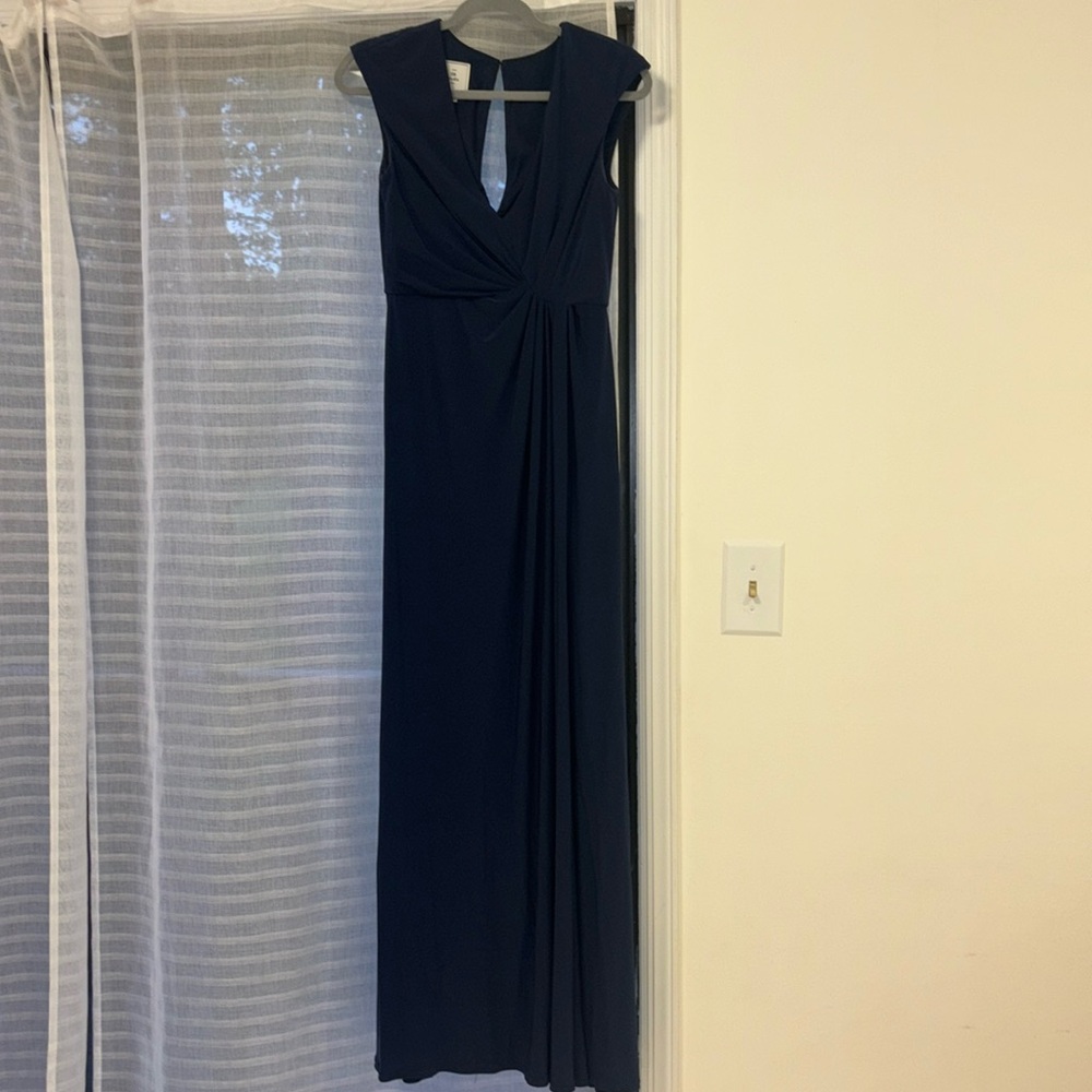 Navy blue bridesmaid dress